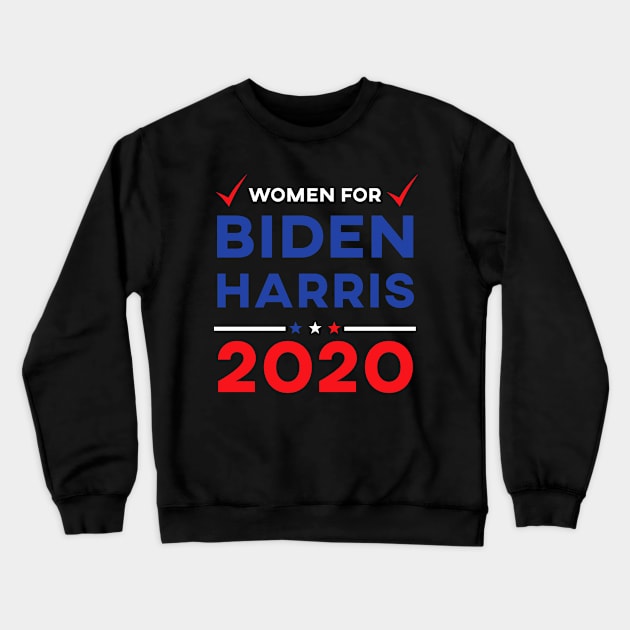 Women For Biden Harris 2020 Crewneck Sweatshirt by MasliankaStepan